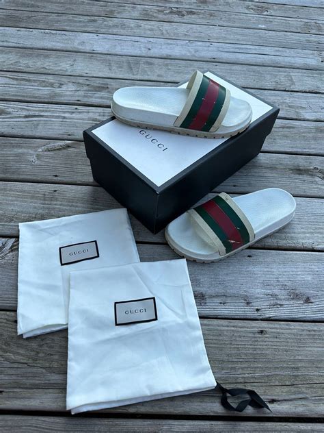 do gucci slides come with dust bags|Gucci slides counterfeit.